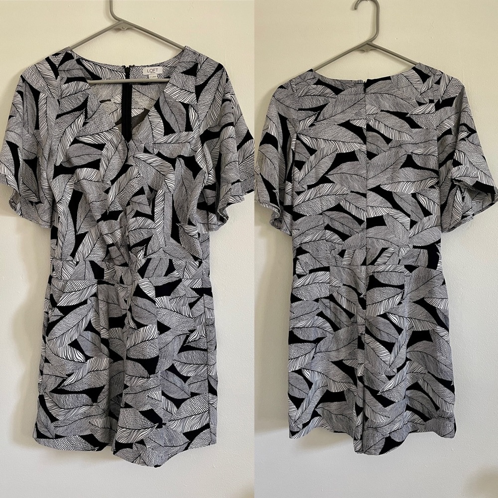 Loft - Tropical Print Romper